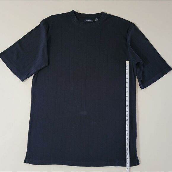 Cotton Reel Men's Black Short Sleeve Casual Pullover Shirt - Picture 5 of 10